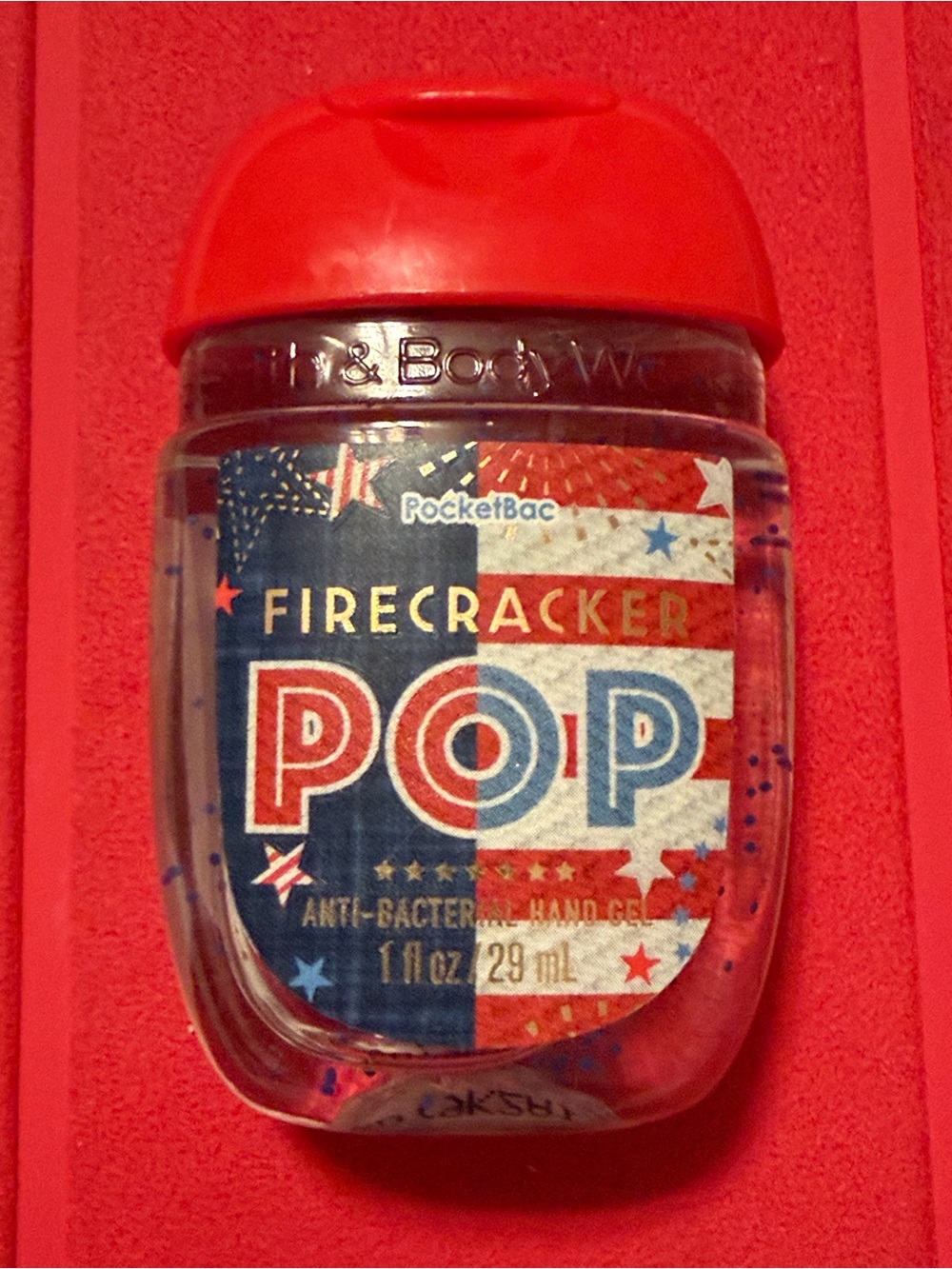RARE! 🇺🇸 Firecracker Pop PocketBac - Red & Blue Bath & Body Works